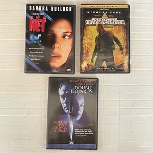 $10 SALE Bundle of 3 Action Movie DVD Set Date Night Retro Vintage Night In